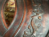 Antieke afgeronde oosterse bijzettafel - afbeelding 6 van  7
