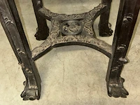 Antieke afgeronde oosterse bijzettafel - afbeelding 5 van  7