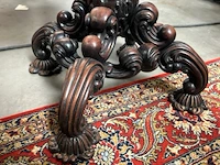 Antieke afgeronde oosterse tafel - afbeelding 5 van  10
