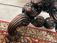 Antieke afgeronde oosterse tafel - afbeelding 6 van  10