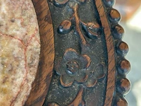 Antieke afgeronde oosterse tafel - afbeelding 3 van  9