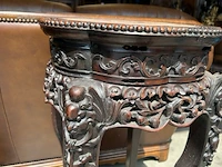 Antieke afgeronde oosterse tafel - afbeelding 5 van  9