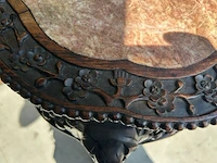 Antieke afgeronde oosterse tafel - afbeelding 4 van  9