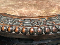 Antieke afgeronde oosterse tafel - afbeelding 7 van  9