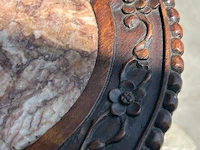 Antieke afgeronde oosterse tafel - afbeelding 3 van  8
