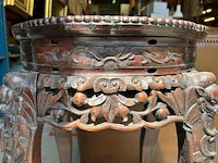 Antieke afgeronde oosterse tafel - afbeelding 5 van  8