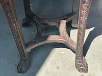 Antieke afgeronde oosterse tafel - afbeelding 7 van  8