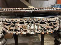 Antieke afgeronde oosterse tafel - afbeelding 5 van  7