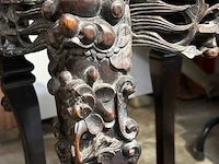 Antieke afgeronde oosterse tafel - afbeelding 7 van  7