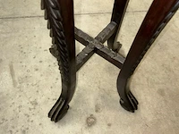 Antieke afgeronde oosterse tafel - afbeelding 5 van  5