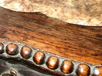 Antieke afgeronde oosterse tafel - afbeelding 2 van  6