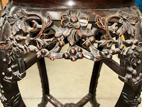 Antieke afgeronde oosterse tafel - afbeelding 3 van  6