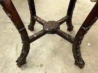 Antieke afgeronde oosterse tafel - afbeelding 4 van  6