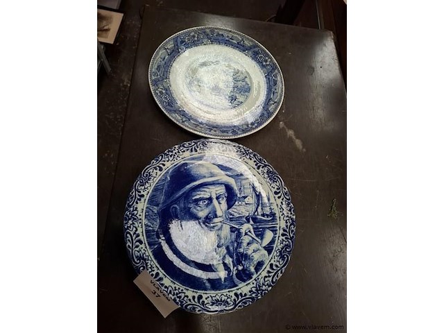 Antieke borden - afbeelding 1 van  4