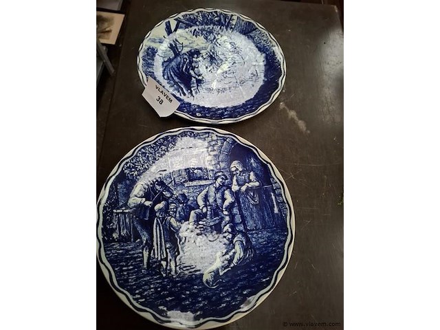 Antieke borden - afbeelding 1 van  4