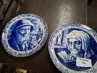 Antieke borden - afbeelding 1 van  2