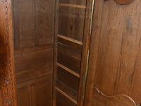 Antieke eiken halkast met 2 deuren ca. 2,20 m hoog en ca. 1,30 m breed - afbeelding 4 van  11