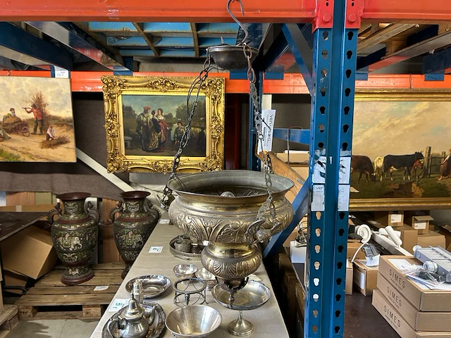 Antieke godslamp - afbeelding 1 van  6