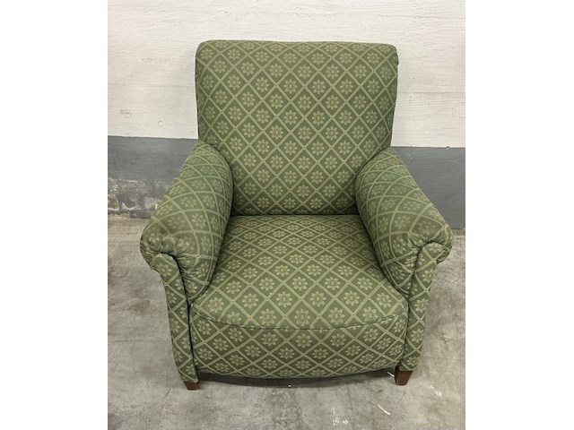 Antieke groene zetel - scotgard 3m - afbeelding 1 van  4