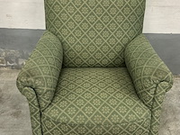 Antieke groene zetel - scotgard 3m - afbeelding 1 van  4