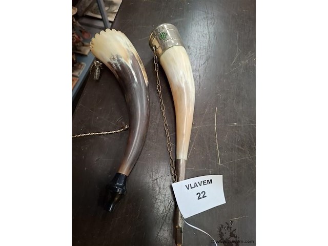 Antieke hoorn - afbeelding 1 van  3