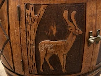 Antieke houten bar - afbeelding 2 van  6