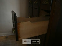 Antieke houten ladenkast - afbeelding 4 van  5