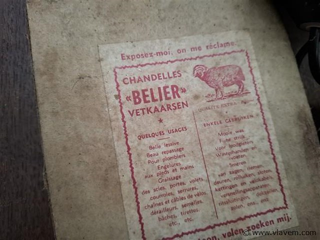 Antieke kaarsen - afbeelding 2 van  2