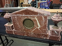 Antieke klok in marmer - afbeelding 3 van  3