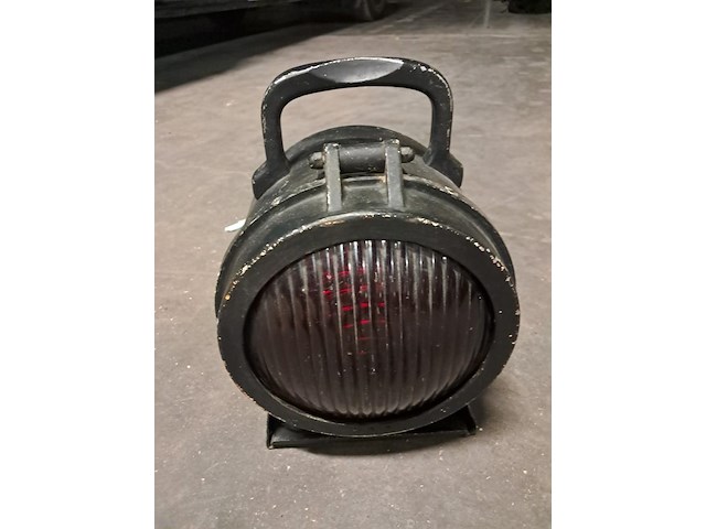 Antieke lantaarn sncf treinlamp signalisatie - afbeelding 1 van  6