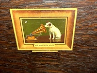 Antieke muziekkast -his masters voice - afbeelding 3 van  3