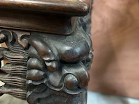 Antieke oosterse vierkanten tafel - afbeelding 3 van  8