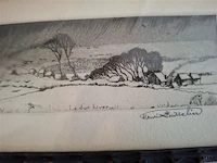 Antieke pentekening - afbeelding 3 van  4