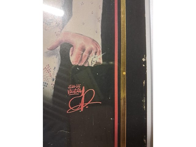 Antieke poster elvis presley 920mm op 640mm met kader - afbeelding 4 van  4