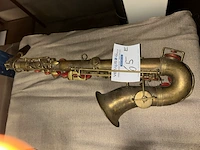 Antieke saxofoon - afbeelding 1 van  5