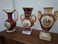 Antieke schouwgarnituur - afbeelding 1 van  1