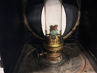 Antieke spoorweglamp petrolium metaal jaren 1960 - afbeelding 4 van  6