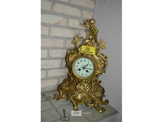 Antieke staanklok - afbeelding 1 van  3