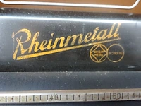 Antieke typmachine in koffer rhein metall - afbeelding 2 van  3