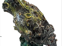 Antieke vaas/lamp - vallauris - afbeelding 5 van  5