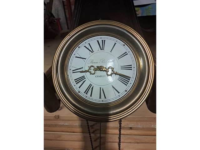 Antieke wandklok kplt - afbeelding 1 van  6