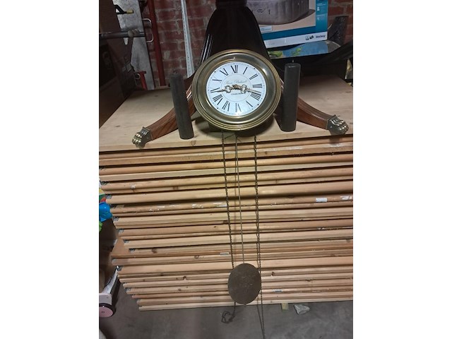 Antieke wandklok kplt - afbeelding 2 van  6