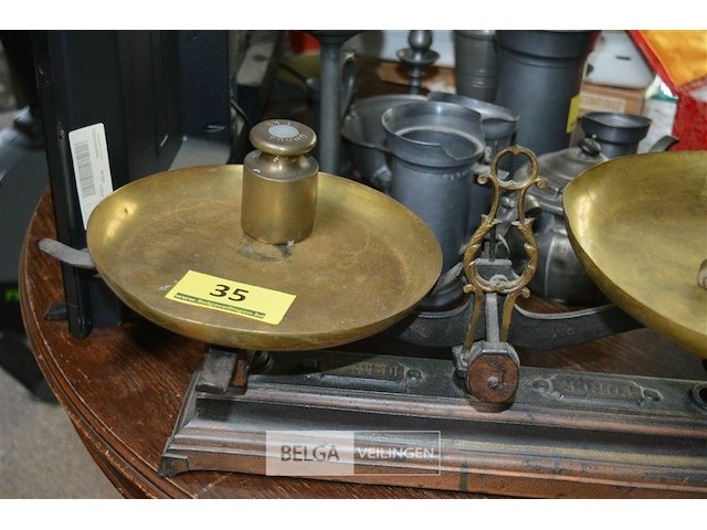 Antieke weegschaal - afbeelding 3 van  4