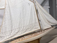 Antieke zeilboot - plm. 140cm lang - afbeelding 1 van  5