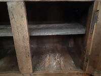 Antieke zware eiken kast - afbeelding 3 van  4