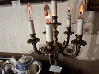 Antieke zware kandelaar - afbeelding 3 van  3