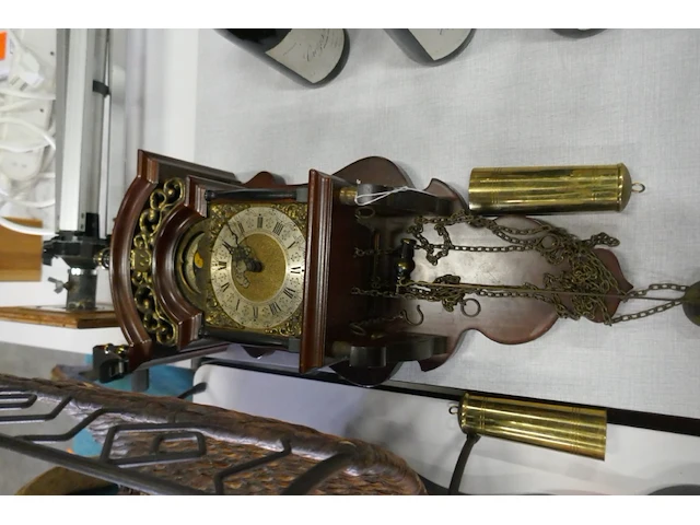 Antieken klok en barometer - afbeelding 2 van  4