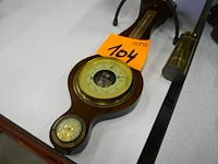 Antieken klok en barometer - afbeelding 4 van  4