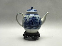 Antique 1800 english pearlware - staffordshire ware - chinoiserie - afbeelding 2 van  8