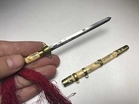 Antique 19th century miniature chinese jian sword - afbeelding 1 van  11